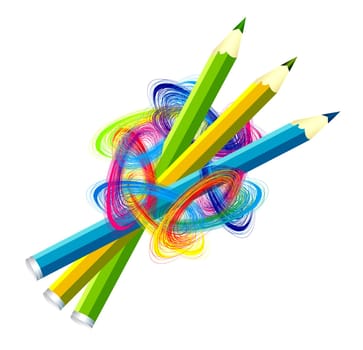 Colored pencils