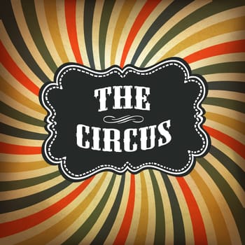 Grunge circus background. Vector, EPS10