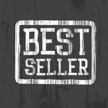 Best seller stamp, vector