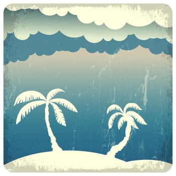 Summer time illustration. Vector