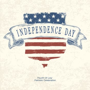 Independence day postertemplate. Vector