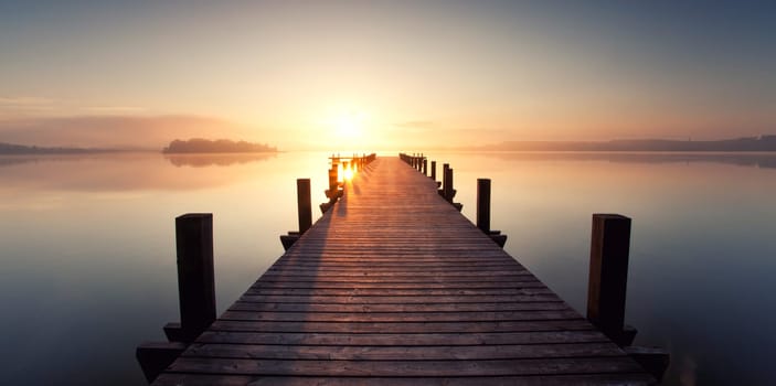Jetty on the lake