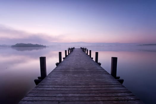 morning at the lake