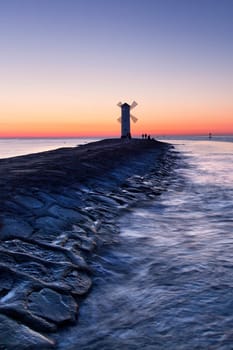 Windmill on the Baltic Sea