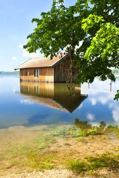 Flooding at Lake Ammersee
