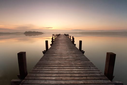 Steg am See