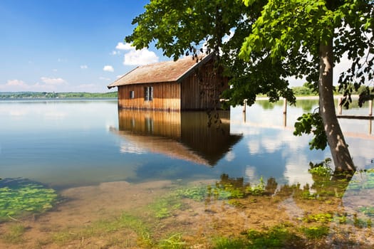 Flooding at Lake Ammersee
