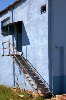 blue house