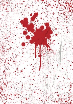Blood stains texture background, vector.