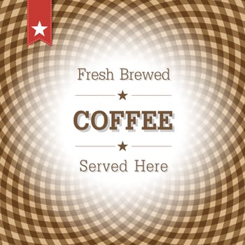 Abstract checkered background with space for text in center. Vector, EPS10