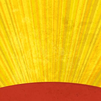 Grunge sunrays aged background. Vector, EPS10