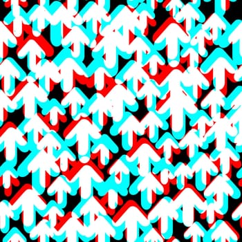 Bright colored arrows. Abstract background, vector, EPS10