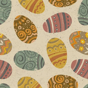 Easter seamless pattern. Vector, EPS10