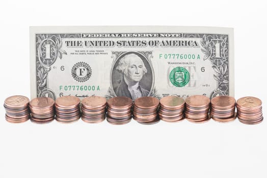 One hundred cents make a dollar