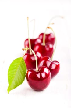 Cherries in a row