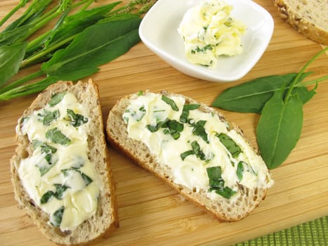 Herb butter with sorrel