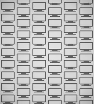 Blank Digital Screen Abstract Pattern in gray tones