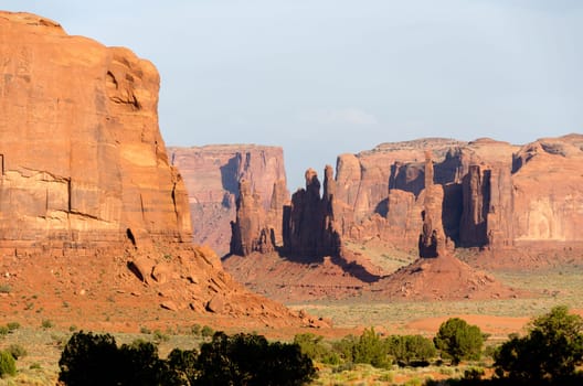 Monument Valley in Utah in the United States of America