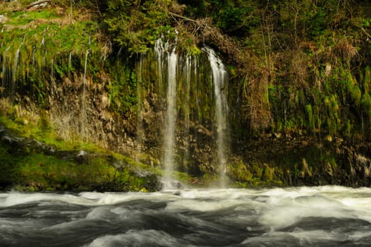 a very scenic waterfall in california usa