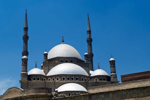 The Mosque of Muhammad Ali Pasha or Alabaster Mosque is a Ottoman mosque situated in the Saladin Citadel of Cairo in Egypt and commissioned by Muhammad Ali Pasha between 1830 and 1848.