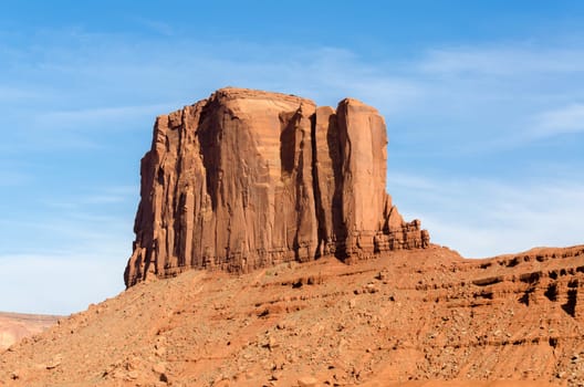 monolith in Monument Valley in Utah