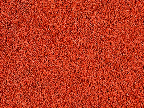 A red macadam pavement texture