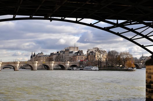 Ile de la Cité in Paris, France