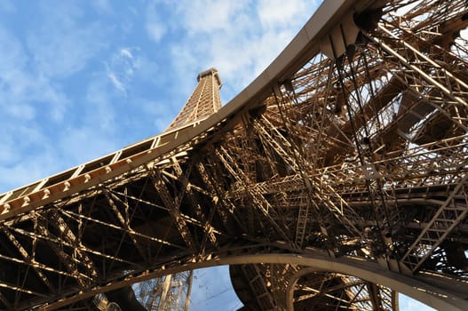 The Eiffel Tower in Paris, France