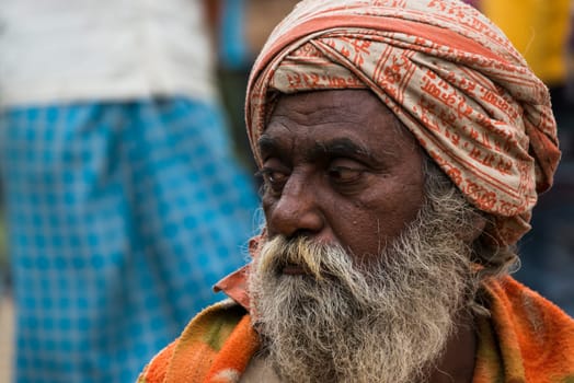 KATHMANDU, NEPAL - MARCH 10: A sadhu during Shivaratri festival, on March 10, 2013 in Kathmandu, Nepal. Shivaratri is celebrated each year to honor Lord Shiva.