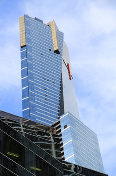 Eureka Tower, the tallest building in Melbourne, Australia