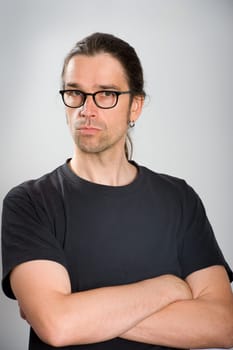 man with glasses