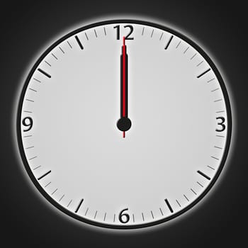 A classic station clock to use for presentations - Klassische Bahnhofsuhr