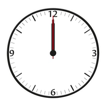 A classic station clock to use for presentations - Klassische Bahnhofsuhr