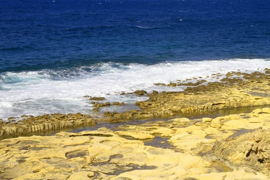 A Rocky beach in Europe
