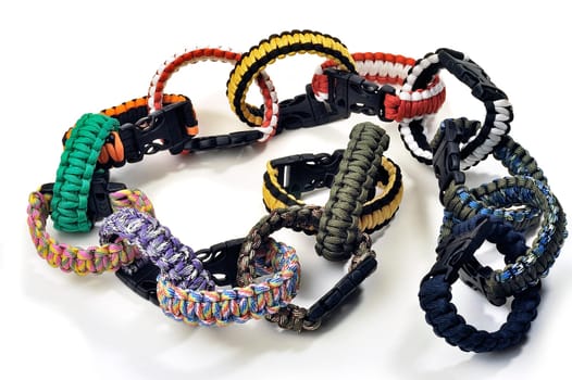 bracelets of survival offering a useful reserve of cord for the adventure