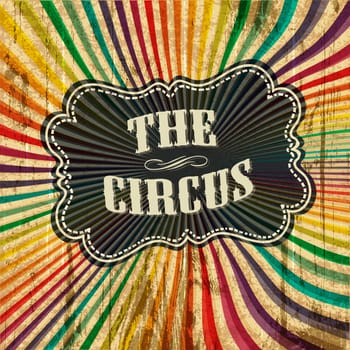 Circus sunbeam pattern background. Vector illustration, EPS10