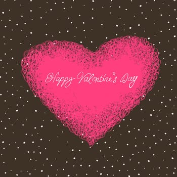 Valentine`s card with space for text.