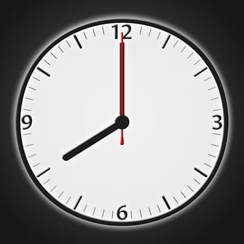 A classic station clock to use for presentations - Klassische Bahnhofsuhr mit bestimmter Uhrzeit