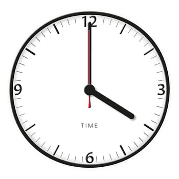 A classic station clock to use for presentations - Klassische Bahnhofsuhr mit bestimmter Uhrzeit