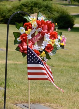 Dad flower arrangement on memorial day