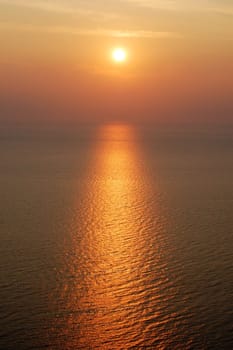 Sunset over Lake Michigan, Sleeping Bear Dunes Park, Michigan