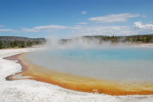Yellowstone National Park Sunset Lake Black Sand Basin