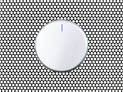 A control switch isolated against a white background