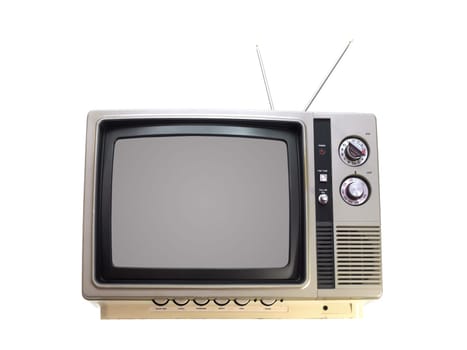 A television isolated against a white background