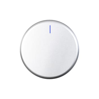 A control switch isolated against a white background