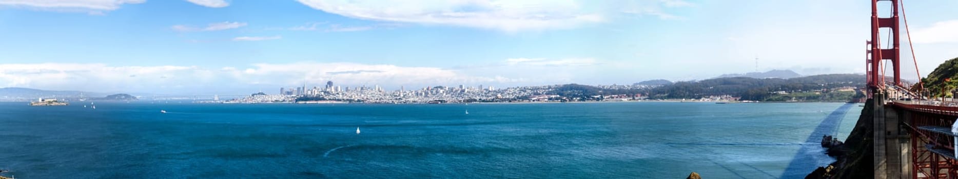 overview of the city of San Francisco in California