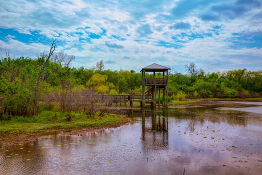 White Lake at Cullinan Park in sugarland near Houston Texas