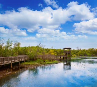 White Lake at Cullinan Park in sugarland near Houston Texas