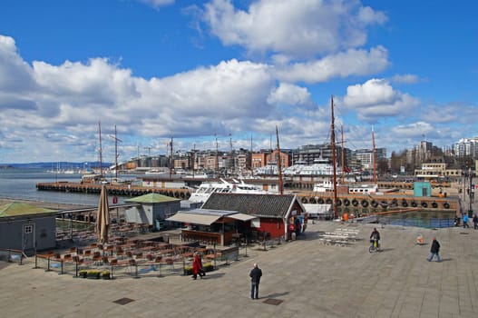 Hafen Oslo Norwegen / Harbour Oslo Norway