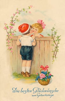 Nostalgic birthday card